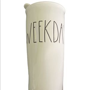 Rae Dunn “Weekday” Travel Mug